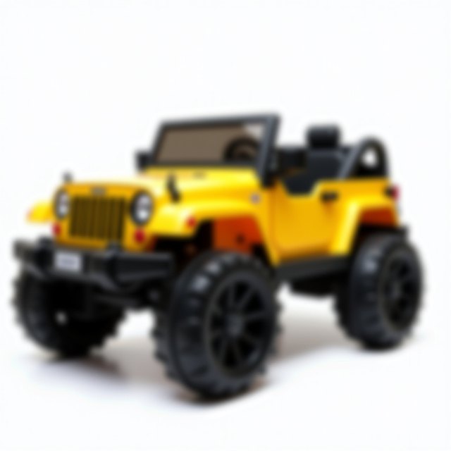 24 V Double Seater, Biggest Size, Jeep For Kids