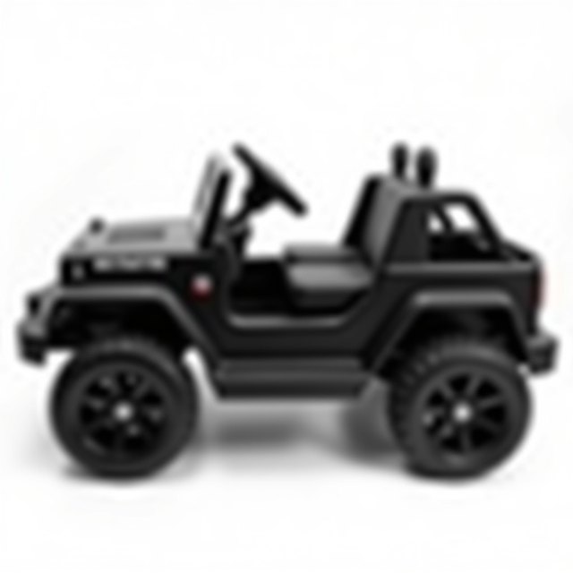 12 V, Double Seater Jeep For 1-8 Years Kids
