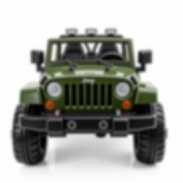 Big Safari Battery Jeep For Kids