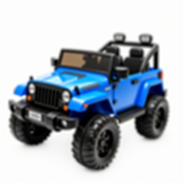 Double Seater, Ride On Jeep For 1 to 7 Years Kids