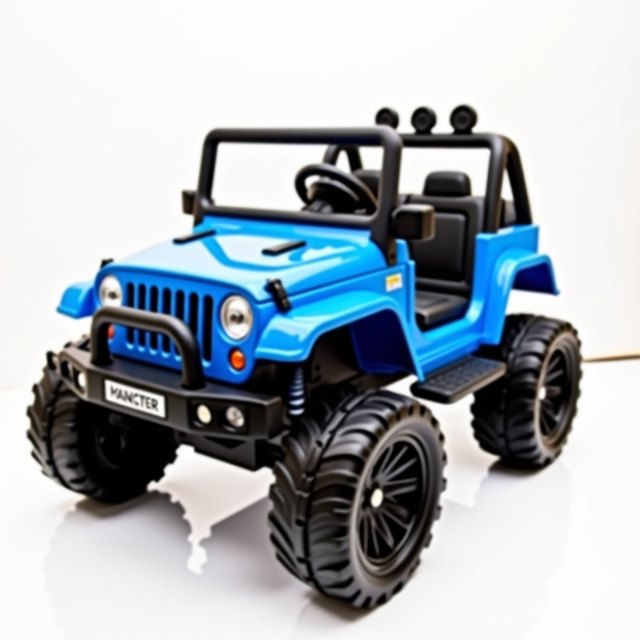 Double Seater, Ride On Jeep For 1 to 7 Years Kids