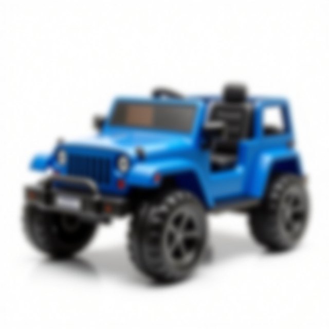 12 V Double Seater, Ride-On Jeep For 1-7 Year Kids