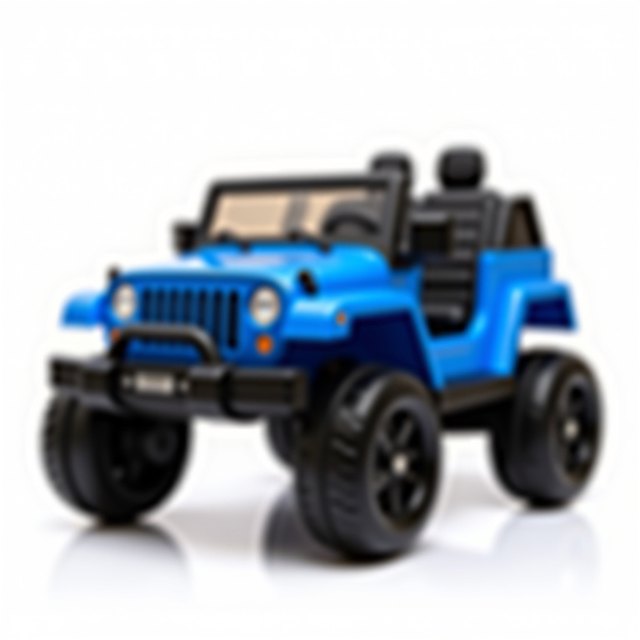 12 V Double Seater, Ride-On Jeep For 1-7 Year Kids